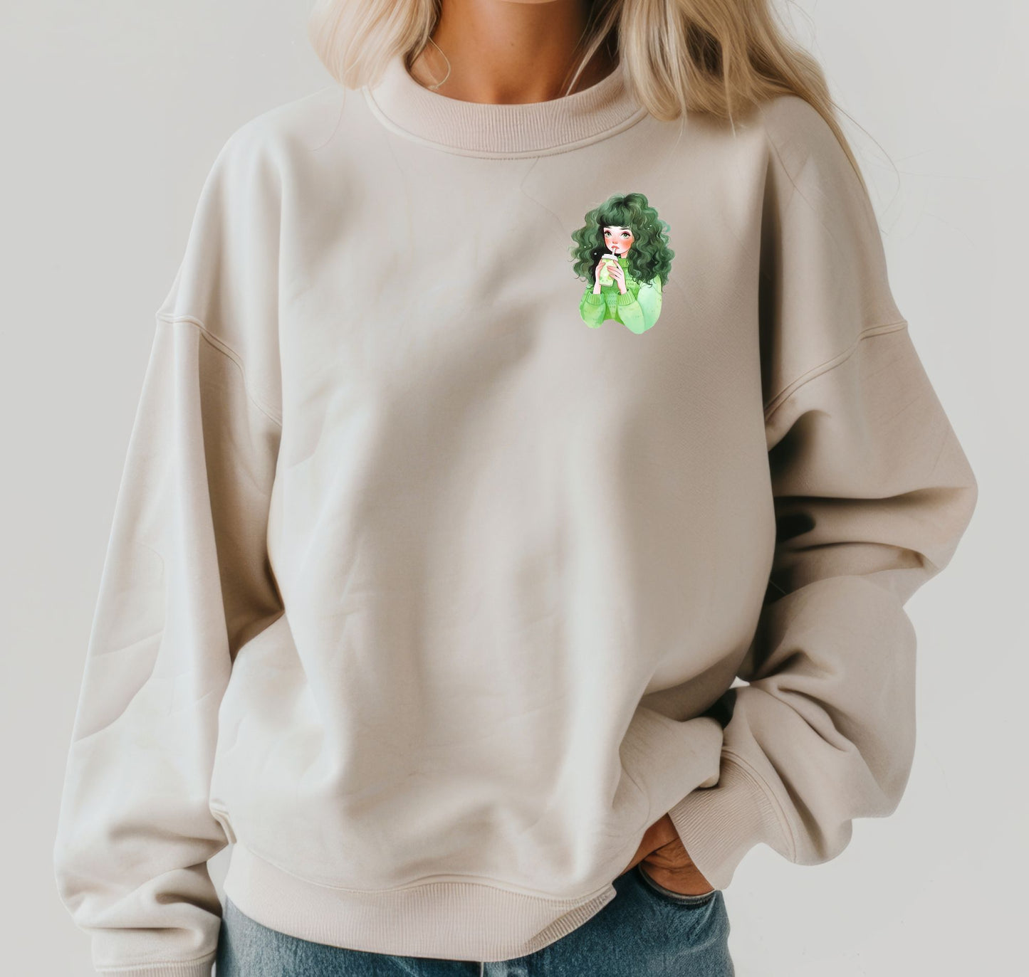 Džemperis Matcha Mergaitė